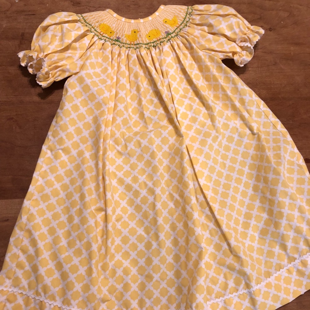 Lolly Wolly Doodle Smocked Dress